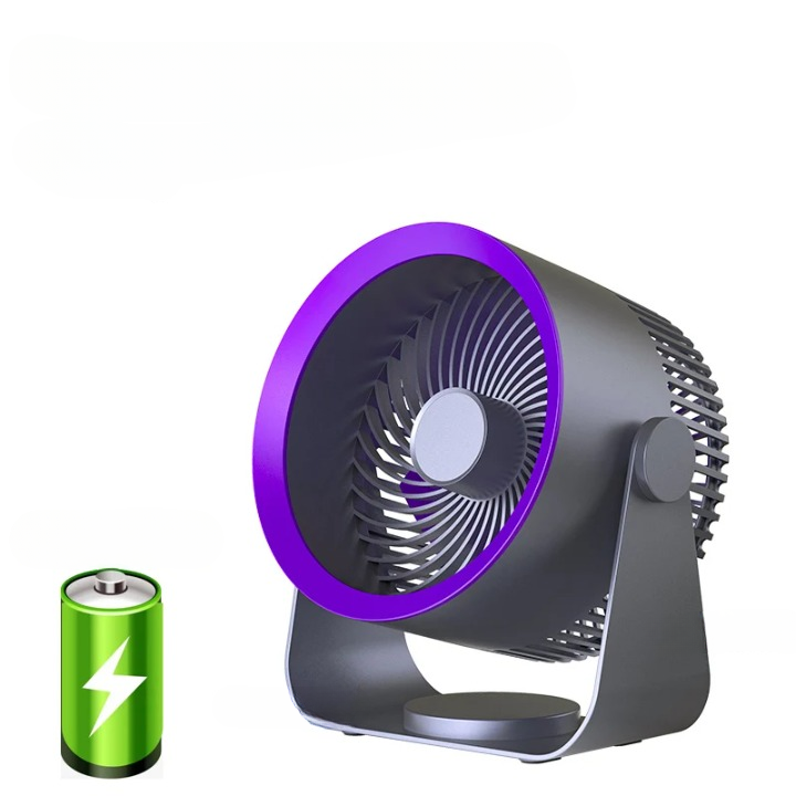 Multifunktionaler elektrischer Ventilatorzirkulator mit 4000mAh Akku – AirFlex
