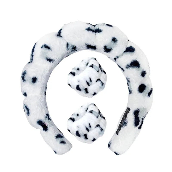 Pluche Spa Hoofdband & Polsband Set - Fluffiea