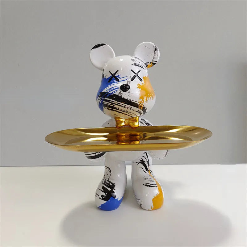 Dekorative Aufbewahrungsfigur – Bruno Tischbär