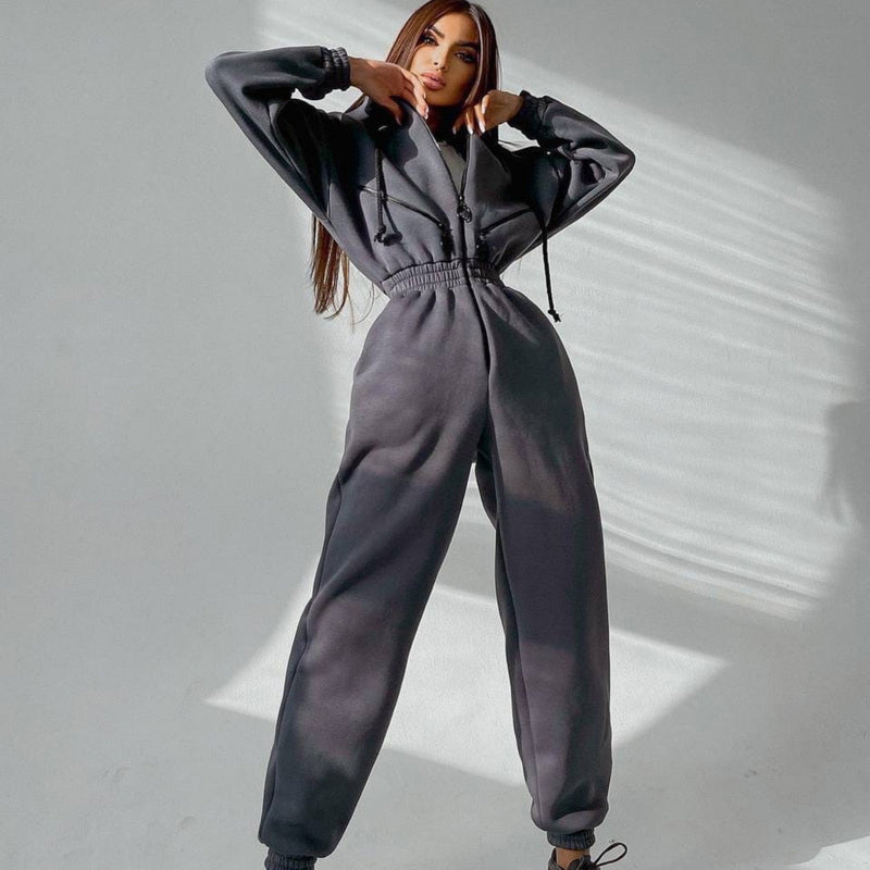 Jayda Hoody Onesie | A onesie that looks fashionable