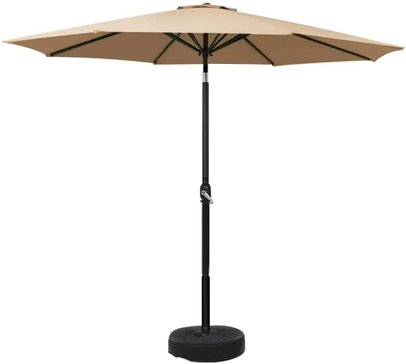 2.7m Garden Parasol with Stand – Solira – (UV &amp; Water Repellent) 