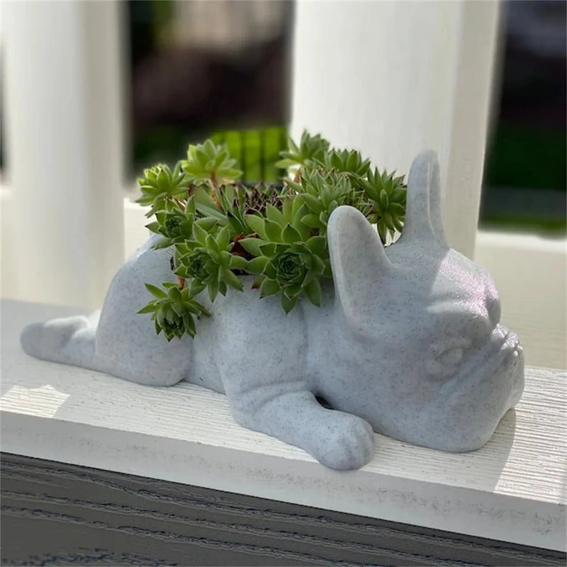 Hunde-Harz-Sukkulenten-Planter - Buddy