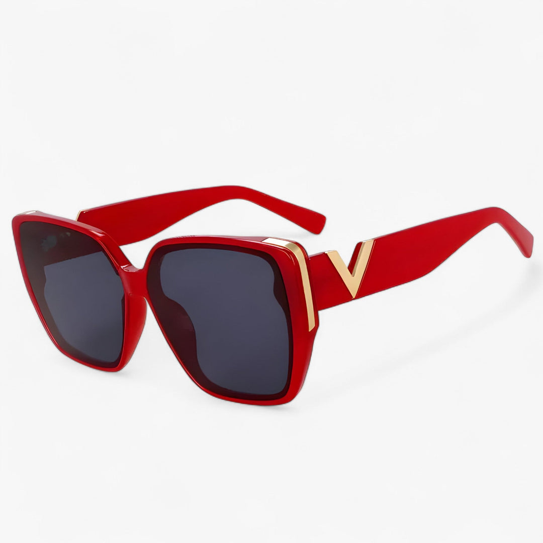 V-Shaped Mirrored Sunglasses – Kryos