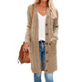 Gestrickte Damen-Cardigan mit Taschen – Noelle