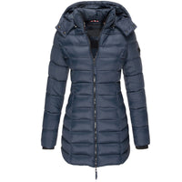Damenparka mit Kapuze und Daunenfüllung - Elena