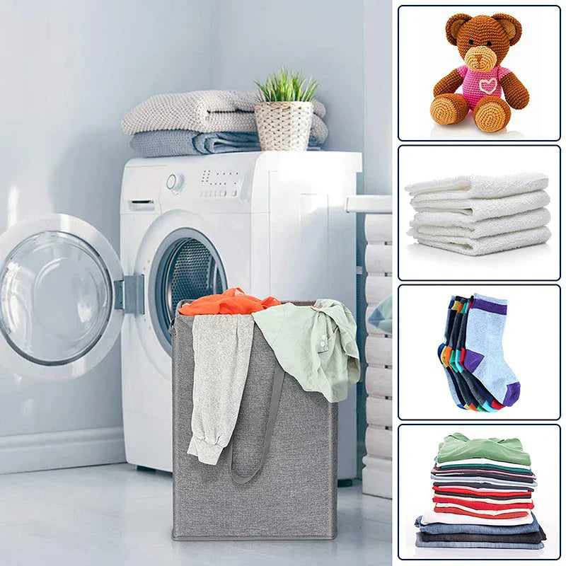 45L Slim Wasmand met Deksel – Neris
