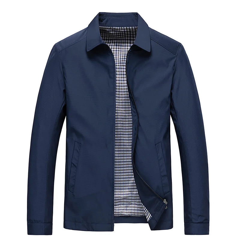 Thin Men's Jacket with Business Design – Laurent