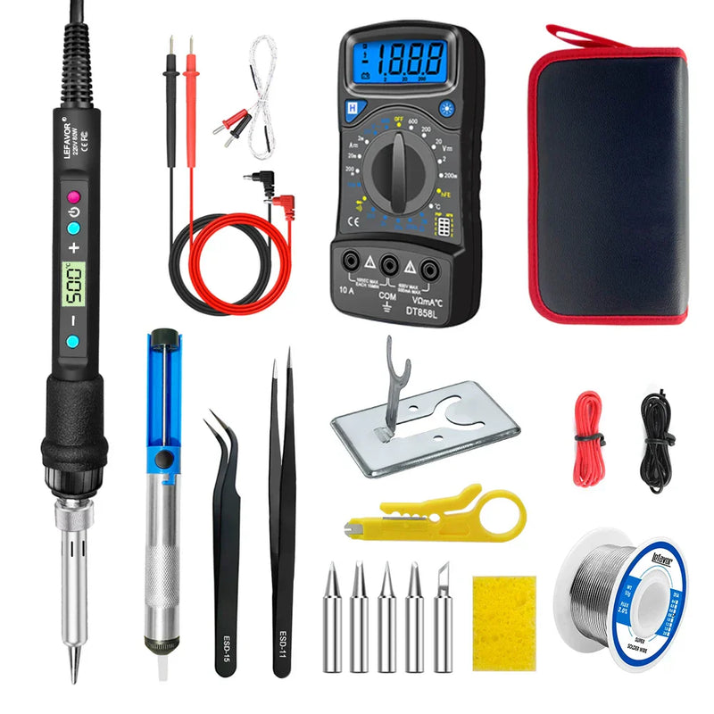 Digitale Weergave 80W Loodgietset met Instelbare Temperatuur – Fusion