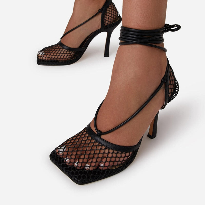 Pumps met Spitzen Look – Céleste