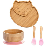 Kindergeschirr-Set mit Saugnapf - EcoFeast