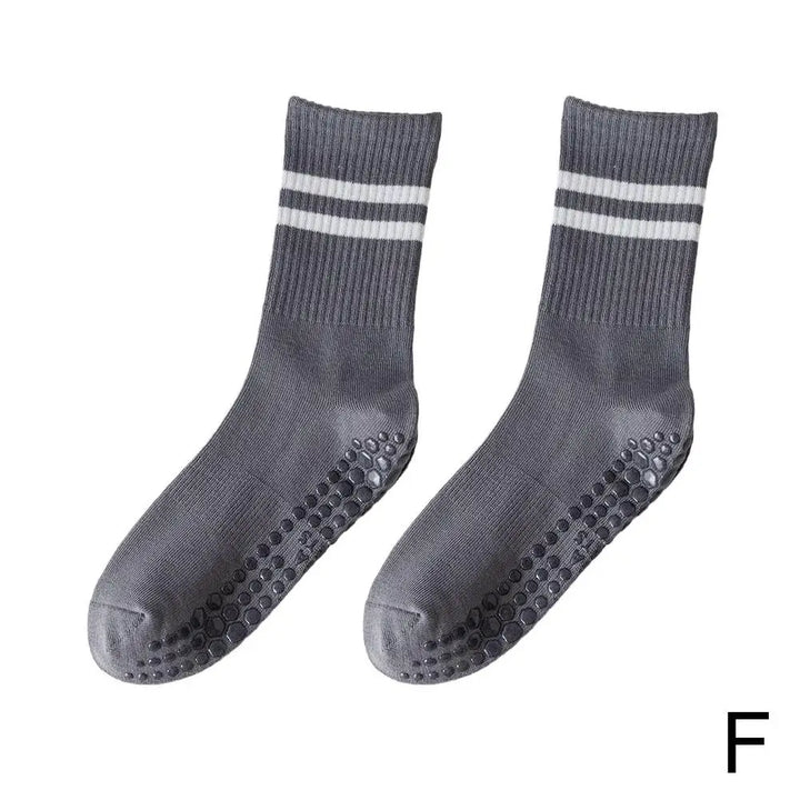 Rutschfeste Mid-Tube-Sportsocken für Fitness und Yoga - GripFit