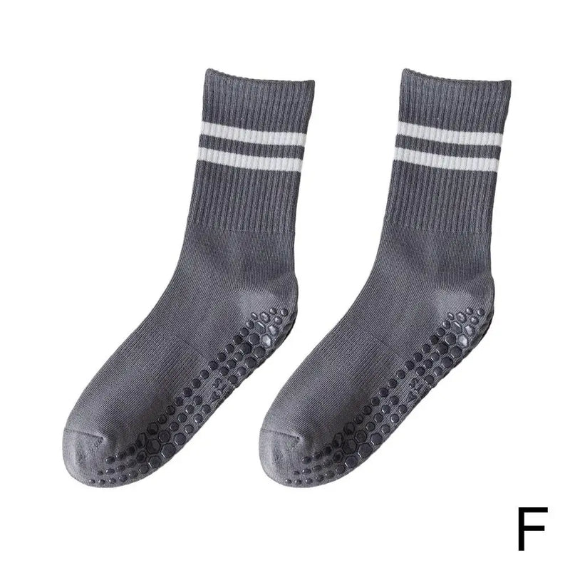 Rutschfeste Mid-Tube-Sportsocken für Fitness und Yoga - GripFit