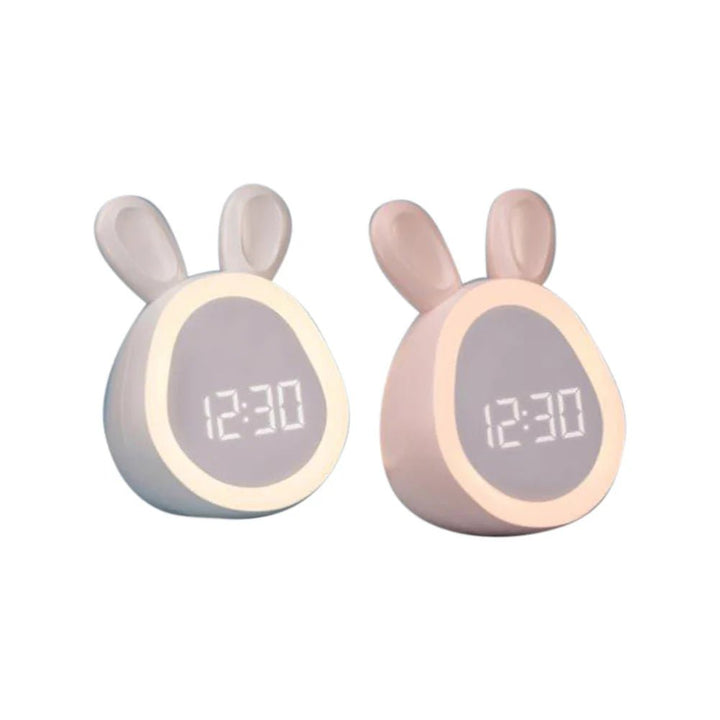 Kinderwecker in Hasenform mit LED-Nachtlicht - BunniGlow