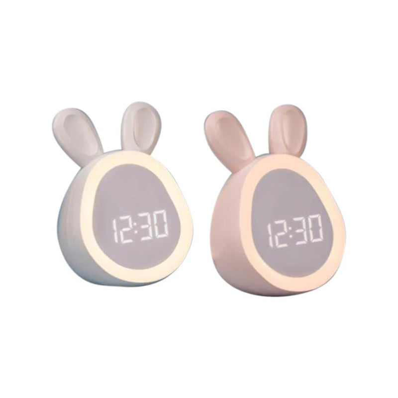 Kinderwecker in Hasenform mit LED-Nachtlicht - BunniGlow