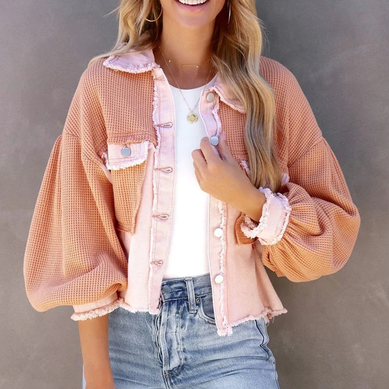 Nomi Jacket | A unique jacket with puff sleeves