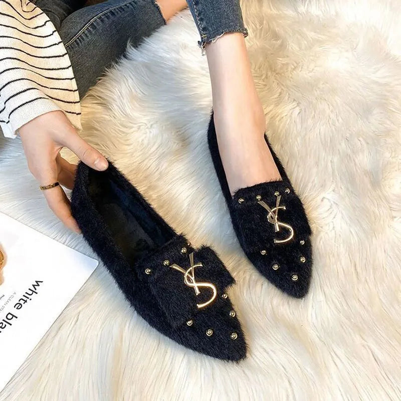 Holly Winter Slip-Ons | Stylish & Warm