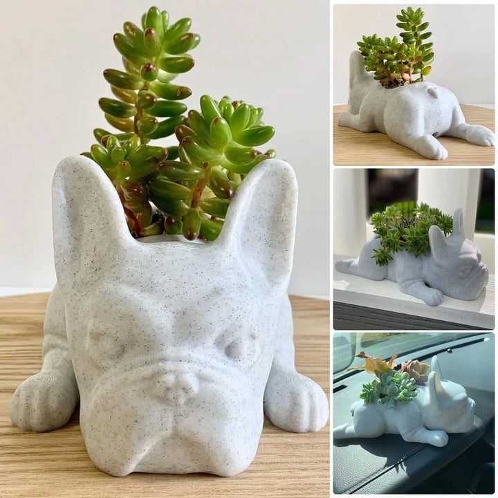 Hunde-Harz-Sukkulenten-Planter - Buddy