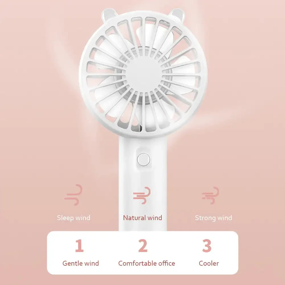 Tragbarer USB-aufladbarer Mini-Handventilator – Veyra