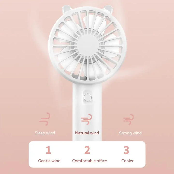 Tragbarer USB-aufladbarer Mini-Handventilator – Veyra