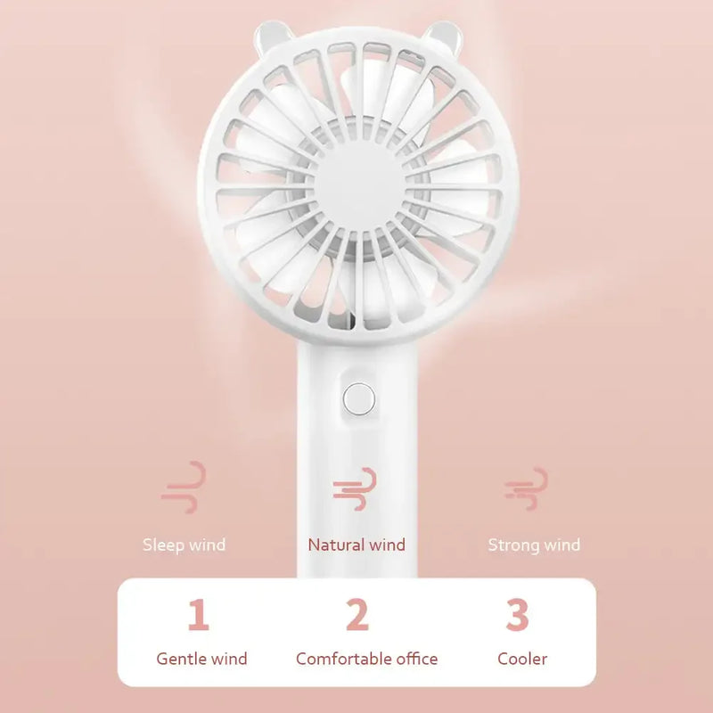 Tragbarer USB-aufladbarer Mini-Handventilator – Veyra