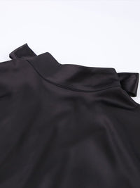 Loïs Satin Kleid | Mit wunderschöner Schleife und offenem Rücken