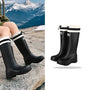 Damen Regenstiefel Retro-Look wasserdicht mit rutschfester Sohle – Arlena