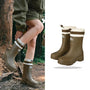 Damen Regenstiefel Retro-Look wasserdicht mit rutschfester Sohle – Arlena