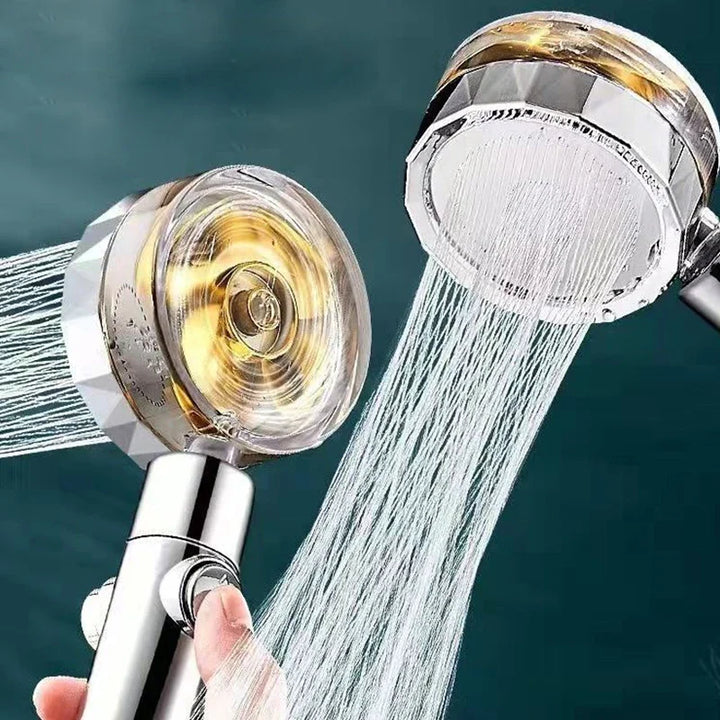 Wassersparender Duschkopf mit 360° Rotation - AquaTurbo