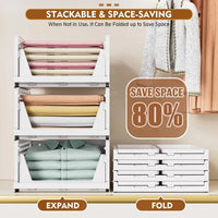 5-Pack Stapelbare Vouwbare Kastopbergdozen – Liora