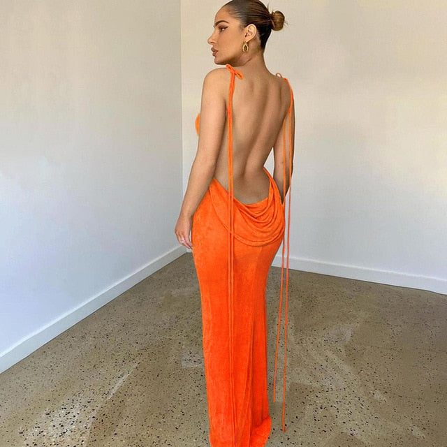 Fayen Low Back Dress | Make a stunning entrance & exit