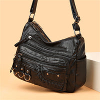 Vintage Damen-Ledertasche - Isabella