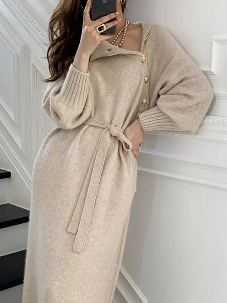Rian Knitted Dress | Vintage & Warm