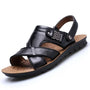 Nachhaltige & Atmungsaktive Leder-Herrensandalen – Tiberius