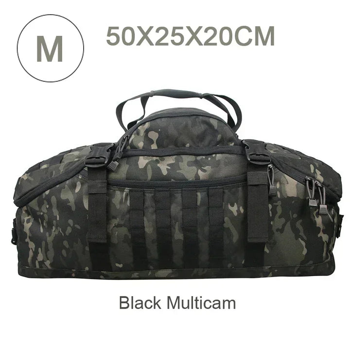 Large Tactical Travel Bag and Backpack - TrailTrek Duffle