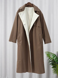 Stilvolle Lange Woll Damenjacke - Ella