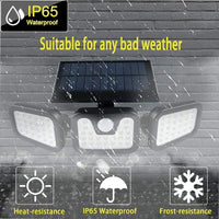Solarbetriebene Wandleuchte - EcoBright