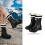 Damen Regenstiefel Retro-Look wasserdicht mit rutschfester Sohle – Arlena