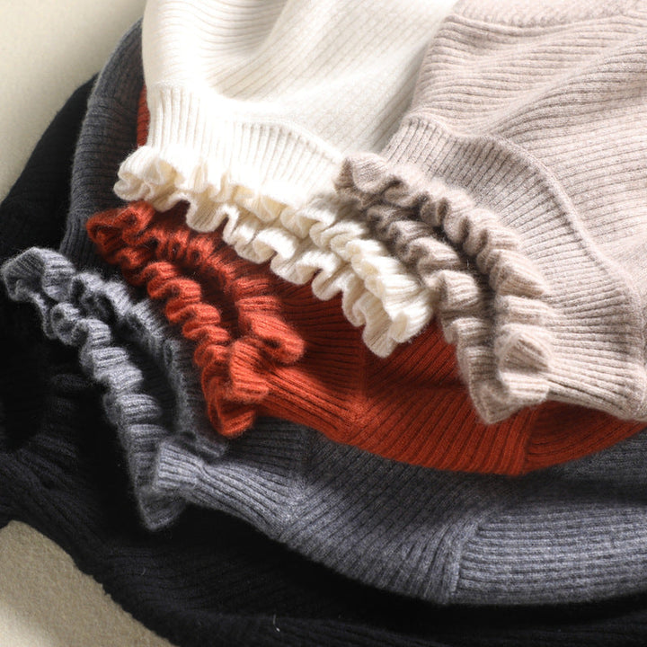 Bequemer Kaschmir-Damenrollkragenpullover - Aurélie