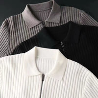 Herren Merino Rollkragenpullover mit Reißverschluss - Ethan