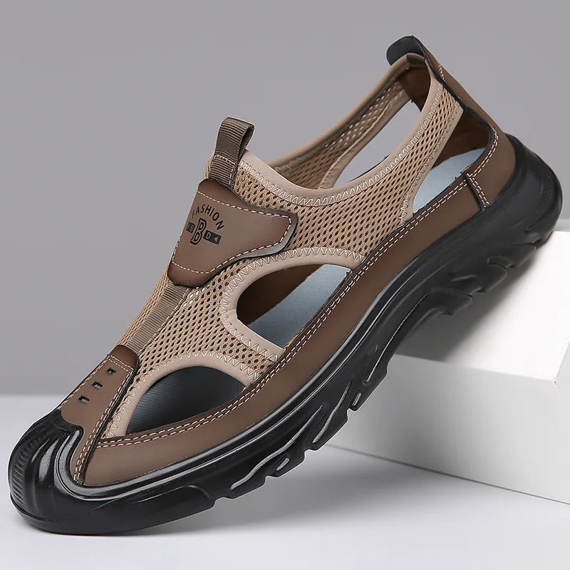 Ademende & Stijlvolle Mesh-Sandalen voor Heren – Leon