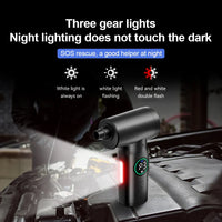 2-in-1 Tragbarer Druckluftstaubsauger und Bläser mit LED-Licht (7500mAh) - AirMaster