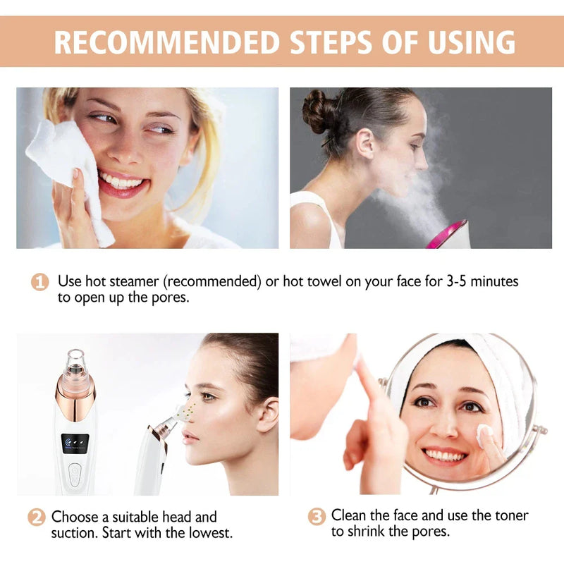 Elektrischer Mitesserentferner und Gesichtsreiniger - ClearSkin Pro