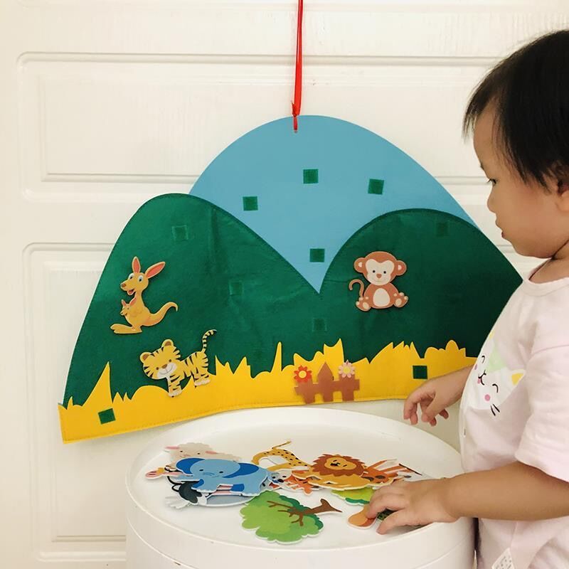 DIY Felt Board for Children - AnimalAdventure