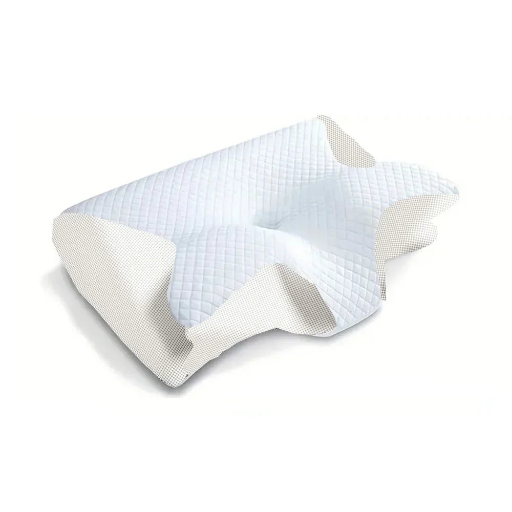 2-in-1 Geheugenfoam Nekpillow met Ergonomisch Contourontwerp – RestAlign