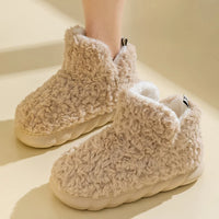 Warme Damenhausschuhe aus Baumwolle und Plüsch - CozySteps