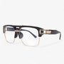 Spiegelnde Retro Designer Sonnenbrille – Calvero