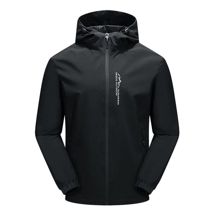 Wasser- und Winddichte Outdoorjacke mit Kapuze - EcoShield