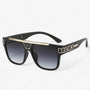Vintage Piloten-Sonnenbrille mit spiegelnden Gläsern – Aerion