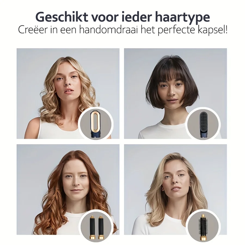 5-in-1 Multi-Hairstyler mit ionischer Technologie - AuraStyle