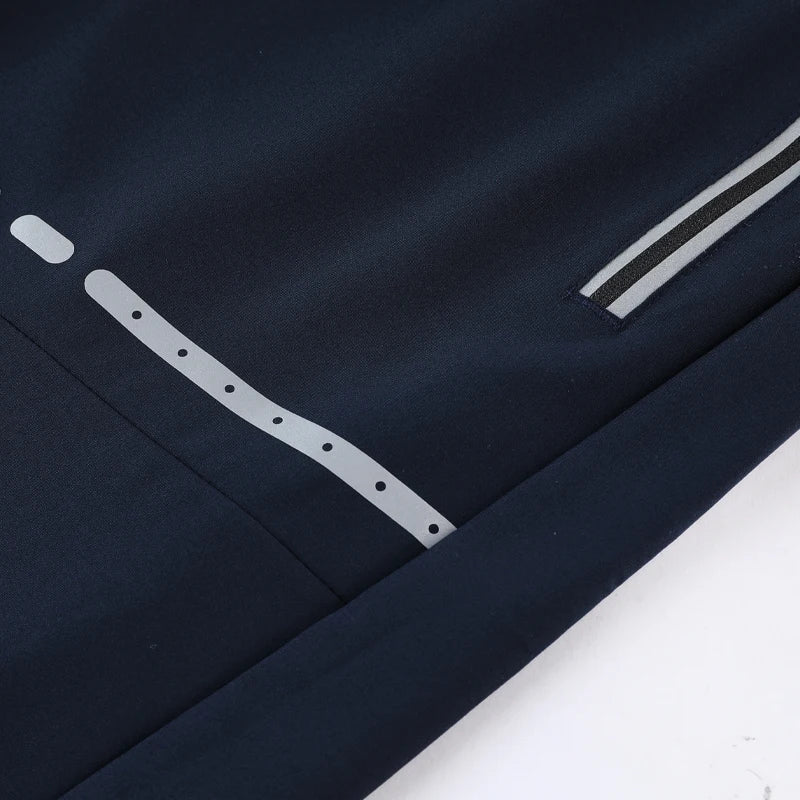 Sportieve & Stijlvolle Slim-Fit Trainingsshorts met Ritszakken – Kian